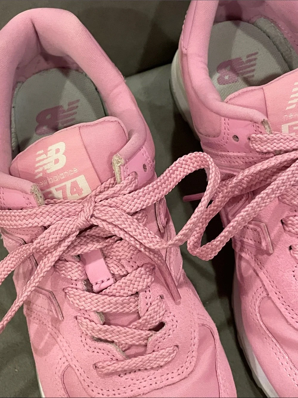 New Balance 574 Pink Sneakers Women’s 7.5 Encap Athletic Trainers Running Shoes